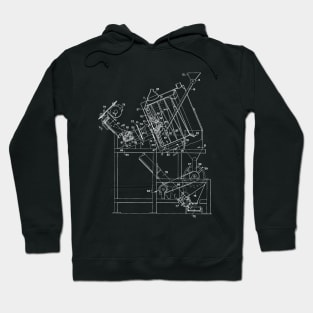 Puffing Food Products Vintage Patent Hand Drawing Hoodie